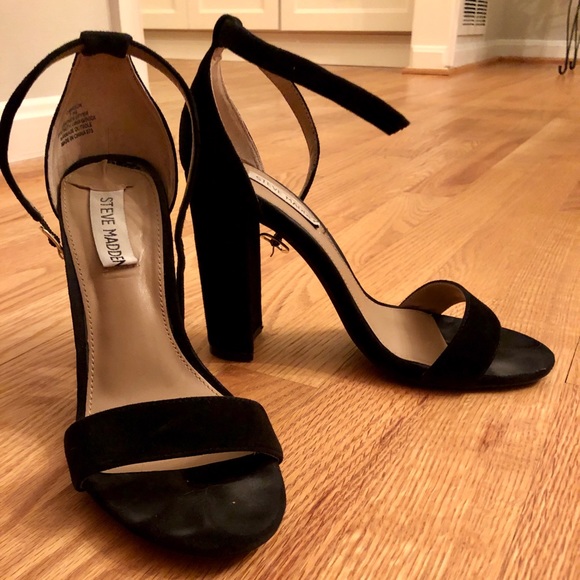 SOLD - Black Steve Madden Heels - Picture 3 of 6